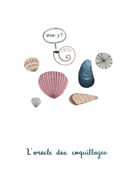 Pascale Bonenfant - Art print - L'oracle des coquillages - Sur ton mur - 1