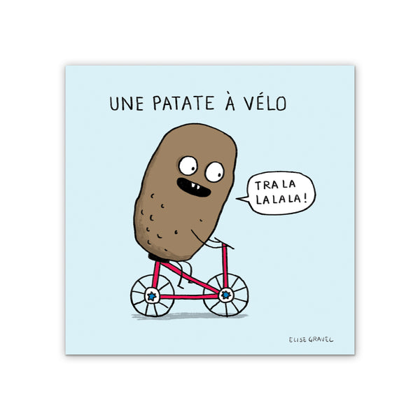 Patate à vélo